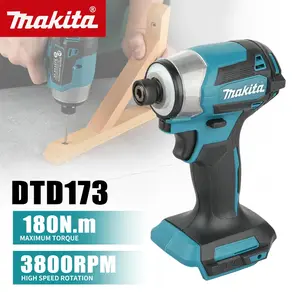 Makita Lithium Screwdriver New Dtd173 Impact Screwdriver Set Household Electric Screwdriver Electric Hand Drill