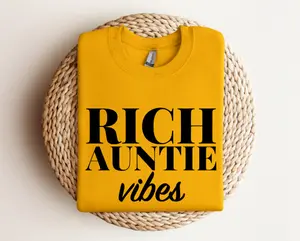 Rich Auntie Vibes DTF Transfers