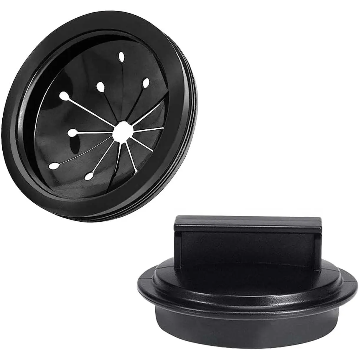 Garbage Disposal Splash Guard Sink Stopper Sink Baffle Disposal Replacement,3-1/8 Inch Multi-Function Drain Plugs,Splash Guard for Sink,Sink Rubber Guard,Suitable for  ,Whirlaway