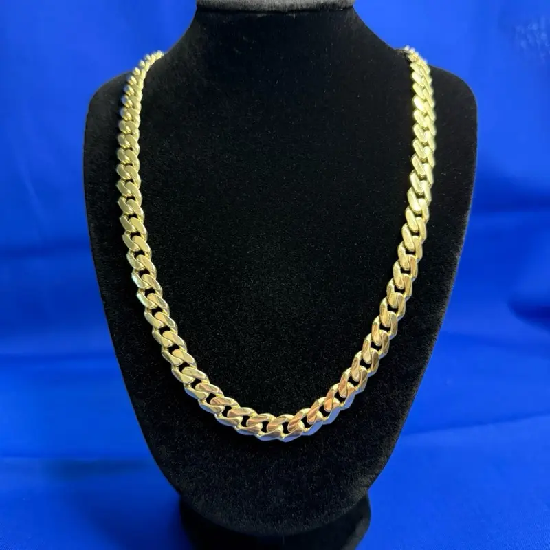 10k Cuban Link Chain Necklace