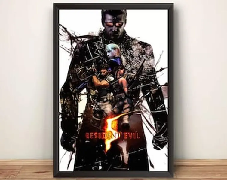 Albert Wesker Uroboros Residence Evil V Premium Poster