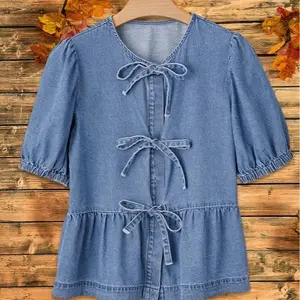 Pure Cotton  Denim Blouses