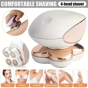 There are additional blades and machines for sale, as well as women's full body electric shavers and hairdressers - four head 360 degree rotating USB wet dry dual-purpose razors, suitable for face and vacuum cleaners