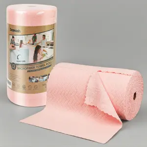 My microfiber cleaning cloth roll - 30 pieces per pack, Avate microfiber towel, 12 inches × 12 inches, reusable and washable, super absorbent kitchen towel, suitable for household items and kitchenware.