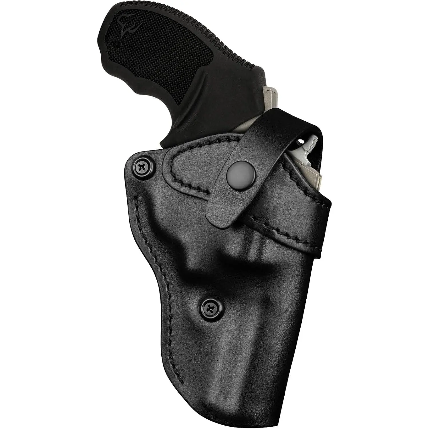 Premium Leather OWB Holster for .38 Special & J Frame Revolvers, Fits Taurus 605 856 85 327 905 942, S&W Model 60, Ruger SP101, Kimber K6S, Rossi 68, 2.5"-3" Barrel, Right/Left g32 gen3-4 Hand Rest Brace