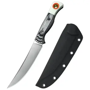 Black Friday Holiday Outdoor Knife, Kitchen Knife, Wilderness Survival Cooking Knife, Cut Meat, D2 Steel Blade, 15500