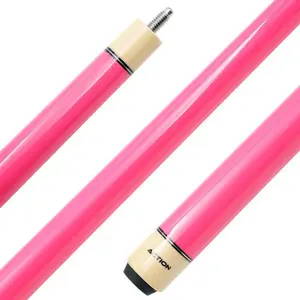 Action COL06 Cue - Hot Pink Birdseye Maple Butt & Hard Rock Maple Shaft for Solid Performance - Compact Hit Quality Build