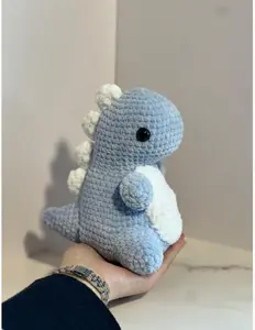 Chubby Dino Crochet Plushie