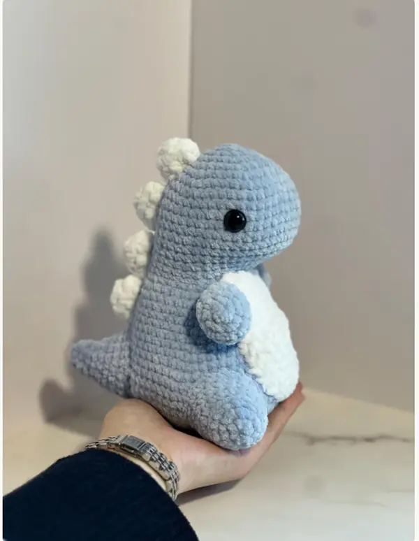 Chubby Dino Crochet Plushie