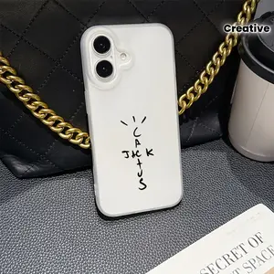 Fashion Cactus Jack Creative Phone Case for iPhone 16 15 14 13 12 11 Pro Max Mini XR XS X 7 8 Plus Soft TPU Frosted Back Cover