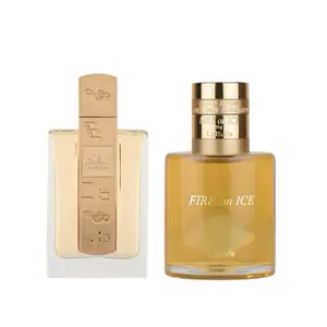 Lattafa Fire on Ice + Angham EDP Spray Bundle