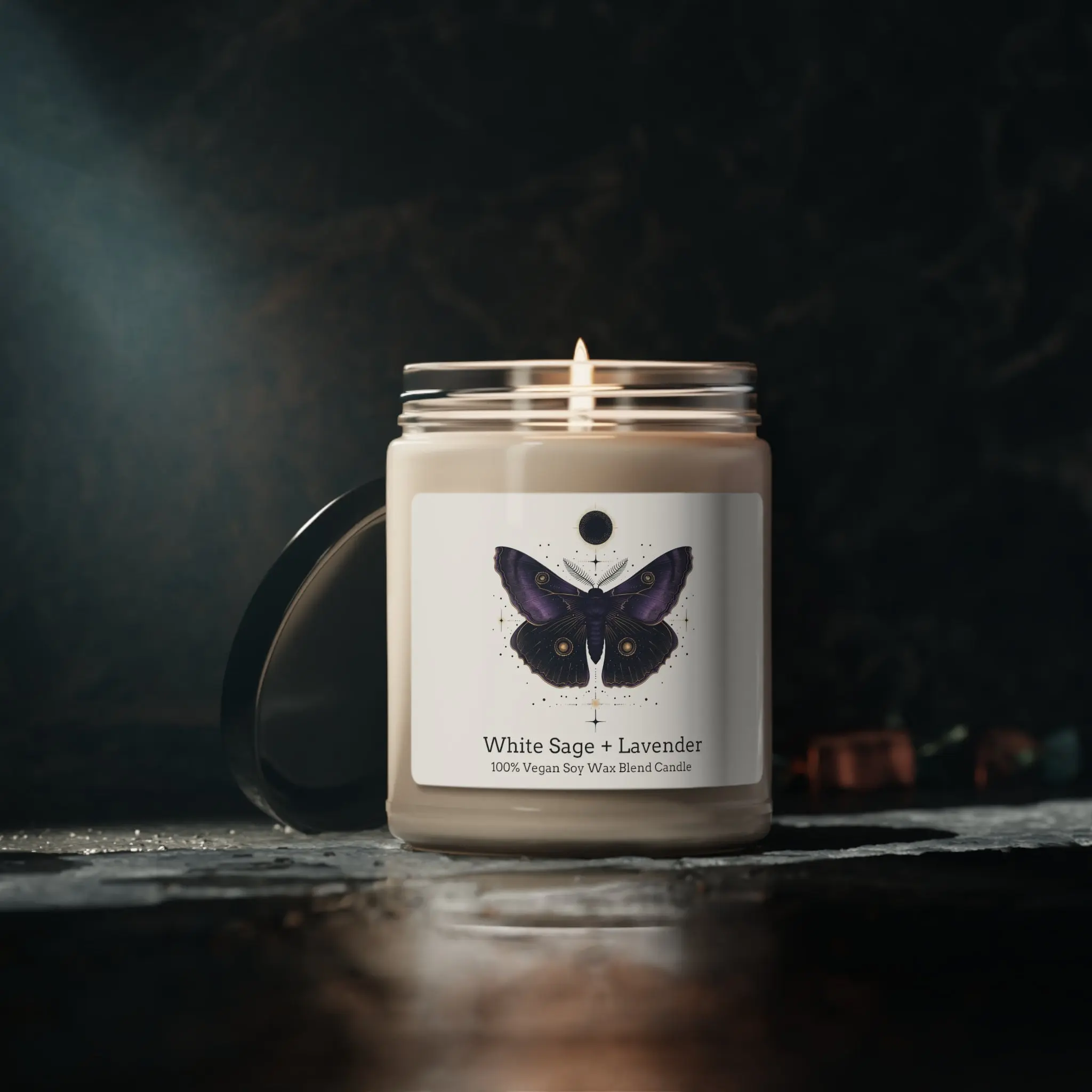Celestial Moth Soy Candle