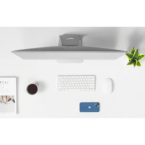 KABOON White Solid Color Tabletop 0.71in Smooth version