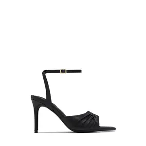 Anahi Single Sole Mid Heels - Black