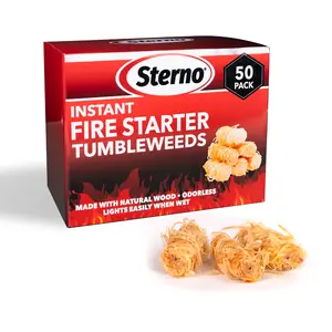 Sterno Instant Fire Starter Tumbleweeds – 50 Pack