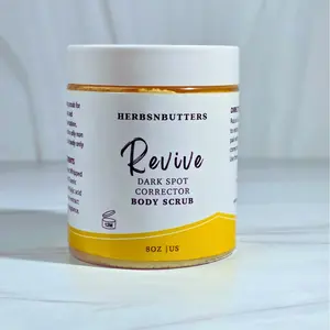 HNBcosmetics Revive Foaming Sugar Dark Spot Corrector Scrub – Brightening, Clarifying Body Exfoliant for Hyperpigmentation – Add to Cart, Buy Now (Body Scrub) – Fades Dark Spots, Smooths Texture, Reveals Glowing Skin(8oz)