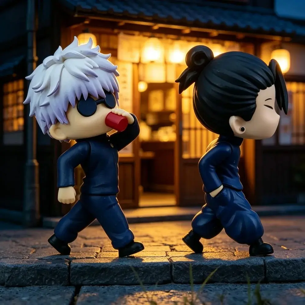 11cm Anime Jujutsu Kaisen Figure Geto Suguru Gojo Satoru Action Figures Pvc Statue Collection Model Toys Gifts