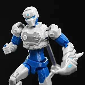 3D Printed Invincible Robot Toys Action Figures Anime Model Lucky Dummy 13 Superheroes Multi-Jointed Toy Ornaments Gifts