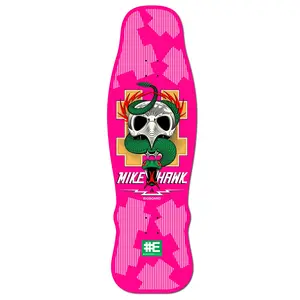 Everybody Skates Skateboard Deck Mike Hawk Big Board Pink 12.4" x 40"