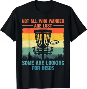 100%cotton Funny Disc Golf Art for Men Women Disc Golfer Play Disc Golf T-Shirt