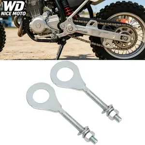 WD NICE MOTO 2pcs 15mm Chain Tensioner Adjuster, for Mini Bike 50cc-125cc, Crf50, Atv, Pit Dirt Bike, Motorcycle Brake Adjusting Tool