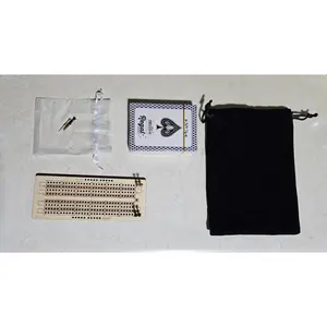 2 Player Pocket Size Cribbage Board Set