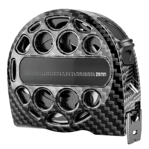 Tape Measure 25'FT Foot/7.5M Stainless Steel Retractable Measuring Tape Carbon Fiber