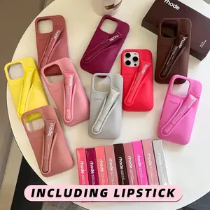 [Full box] Rhode Phone Case with Lipbalm: Stylish & Functional Design for iPhone 17 12 13 14 15 16 Pro Max Plus Lemontini Lipstick Cover