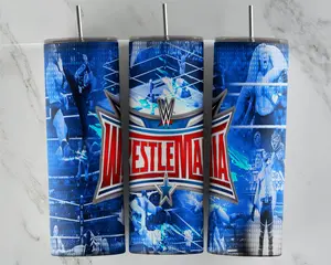 WWE tumbler design, 20 oz skinny tumbler