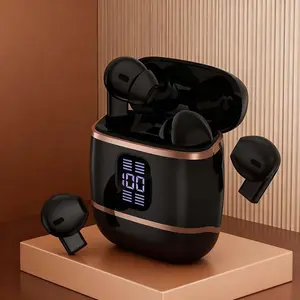 [4 Pods] 2-in-1 J40 Wireless Earbuds | 2 Pairs in 1 Case | Perfect for Couples & Gifting | 120H Battery - Black/White