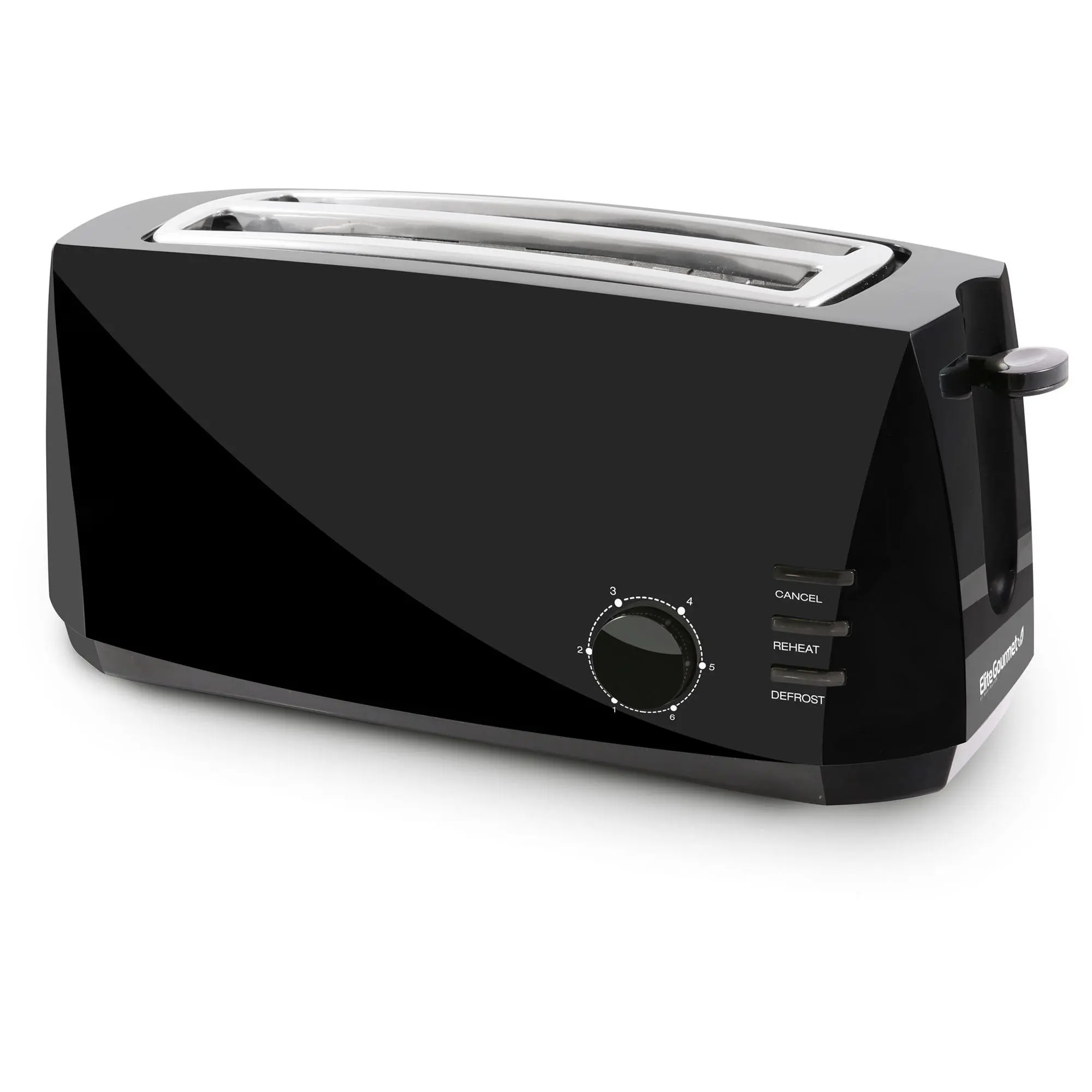 Elite Gourmet 4 Slice Long Slot Cool Touch Toas ter Elite Gourmet 4 Slice Long Slot Cool Touch Toas ter
