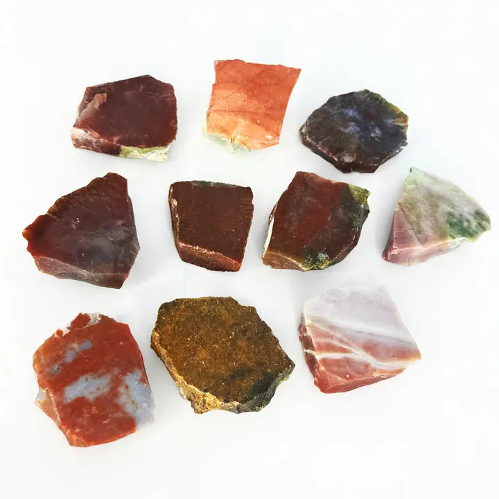 Half Polished Ocean Jasper Slabs