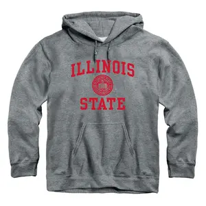 Illinois State University Heritage Hooded Sweatshirt (Charcoal Grey)