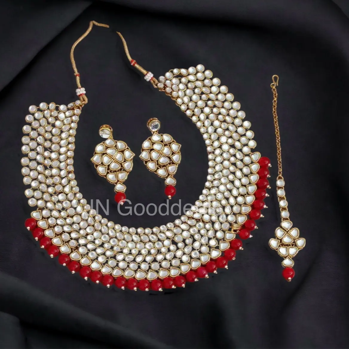 Kundan necklace set