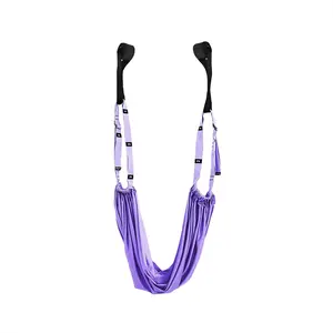 Aerial Yoga Hanging Rope Door Strap Home Waist Trainer Inversion Stretching Belt Shoulder Back Opener Handstand Workout Equipment for Yoga Fitness