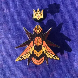 Bee Not Afraid Pin