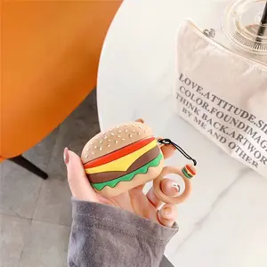 TheNorthStar Creative Hamburger Shape Protective Cover For Earphone，Earphone Case