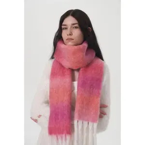 Fringe Gradient Thermal Scarf