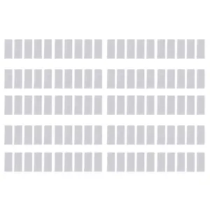 Ear Seeds, Acupuncture Ear Press Seeds Clear Tape Painless 100pcs Silver Plated Acupressure For Body