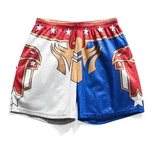 Cody Rhodes Hell in a Cell 2022 Entrance Mesh Shorts All-Over Print Active Sport