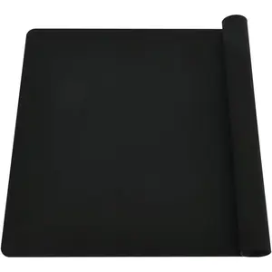 Sheet for Crafts, Thick   Casting Mats, Nonstick Nonslip Silicon Mat for Epoxy , Art Painting, Heat- Resistance Counter Mat (15.7"x23.6", Black)