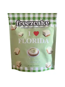 Freezcake Freeze-dried Cheesecake Bites Key Lime 2 oz Snack Pack Quick Easy Dessert Shelf-stable Travel-ready I Love Florida Flavor