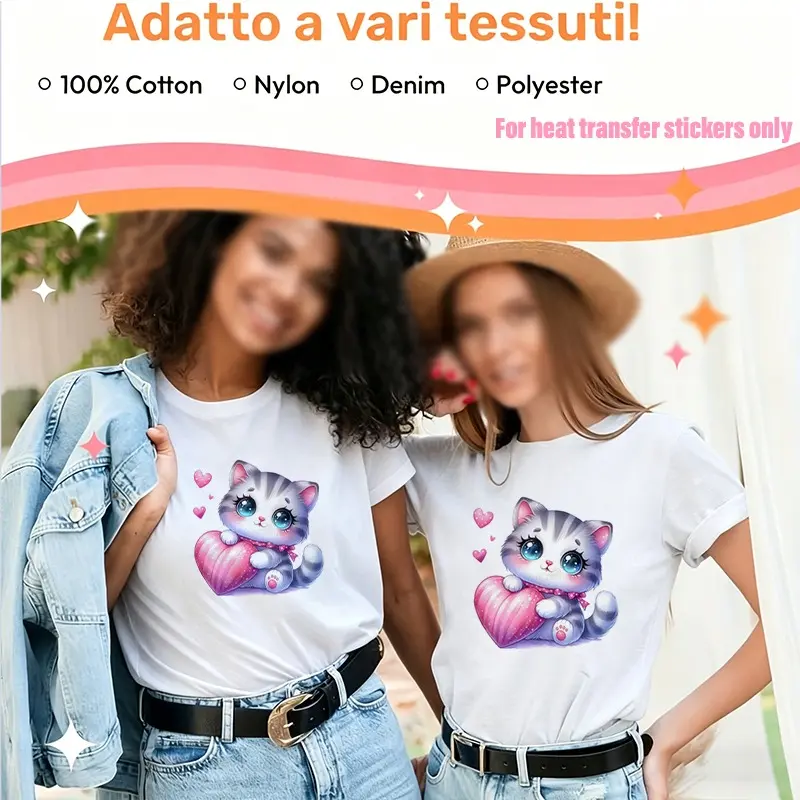 3pcs,heat transfer stickers, iron-on appliqués - suitable for T-shirt making, pillow decoration, backpacks, cushions, pants, sofa covers, etc. - creative and fun printed sticker design