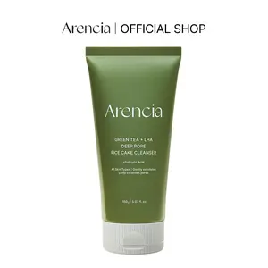 Green Tea & LHA Deep Pore Rice Cake Cleanser 5.29oz - Gentle Exfoliation & Moisturizing Formula for Sensitive Skin