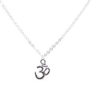 Om Symbol Drop Necklace