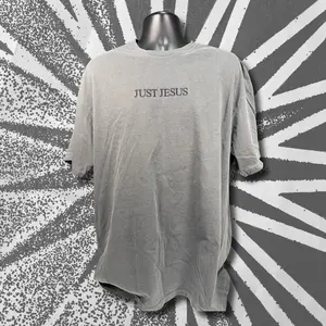 Just Jesus Embroidered Faith based Comfort Colors Tee