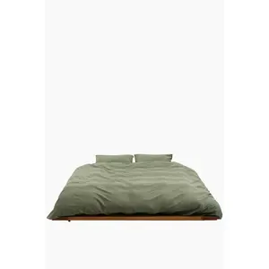 Organic Cotton Percale Bedding | Olive Green
