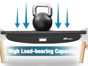 Nilight Trunk Cargo Cover for Toyota RAV4 Accessories 2019 2020 2021 2022 2023 2024 2025, Retractable Security Shade Rear Cargo Cover, with Trunk Storage Net, 1-Pack