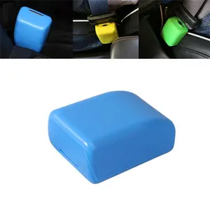 Seat Belt Buckle Protective Cover Silicone  Car Anti Scratch  Case [TS]