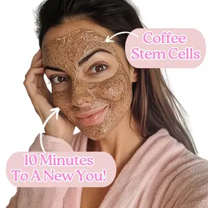 Get Ready With Me Coffee and Sugar cane Stem Cell Mask